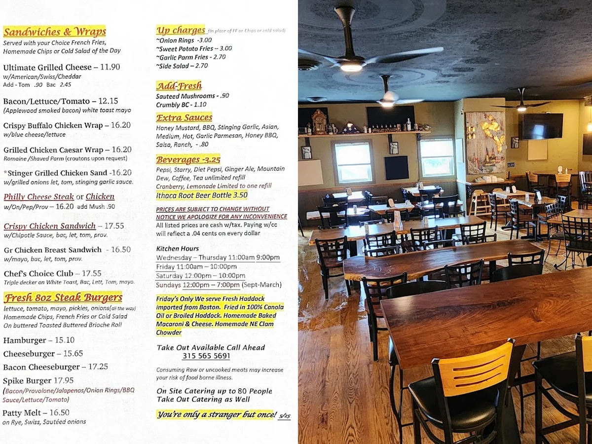 Bar, Grill, and Pub Fare